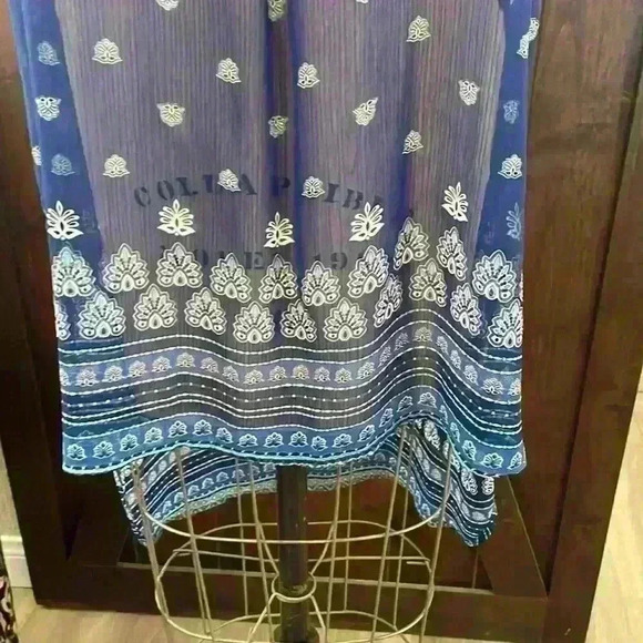 Knox Rose, High Low Chiffon Tunic, Size L - Picture 3 of 5